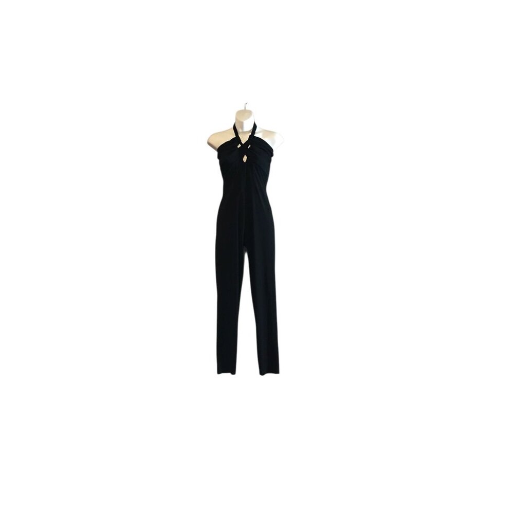 NWT ASOS Black Halter Neck Jumpsuit